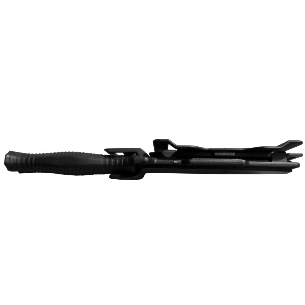 Cuchillo STRONGARM hoja lisa 125 mm con funda de plastico negra