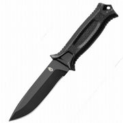 Cuchillo STRONGARM hoja lisa 125 mm con funda de plastico negra
