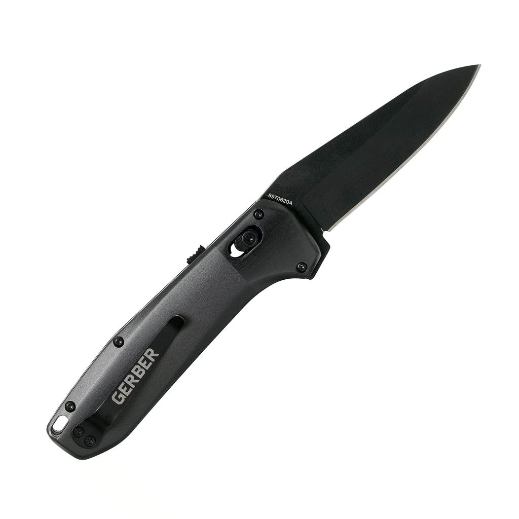 Cuchillo plegable HIGHBROW ONYX, hoja negra 7Cr17MoV con flipper y cierre Pivotlock