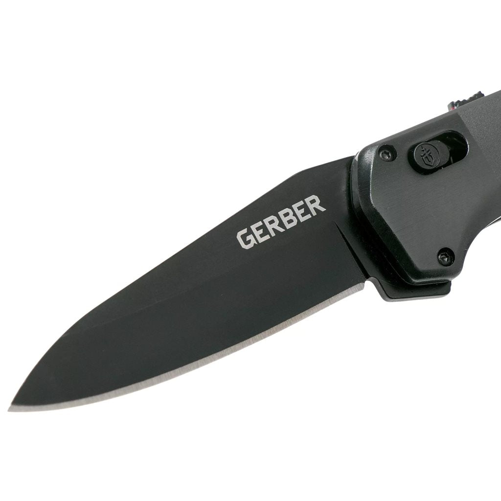 Cuchillo plegable HIGHBROW ONYX, hoja negra 7Cr17MoV con flipper y cierre Pivotlock