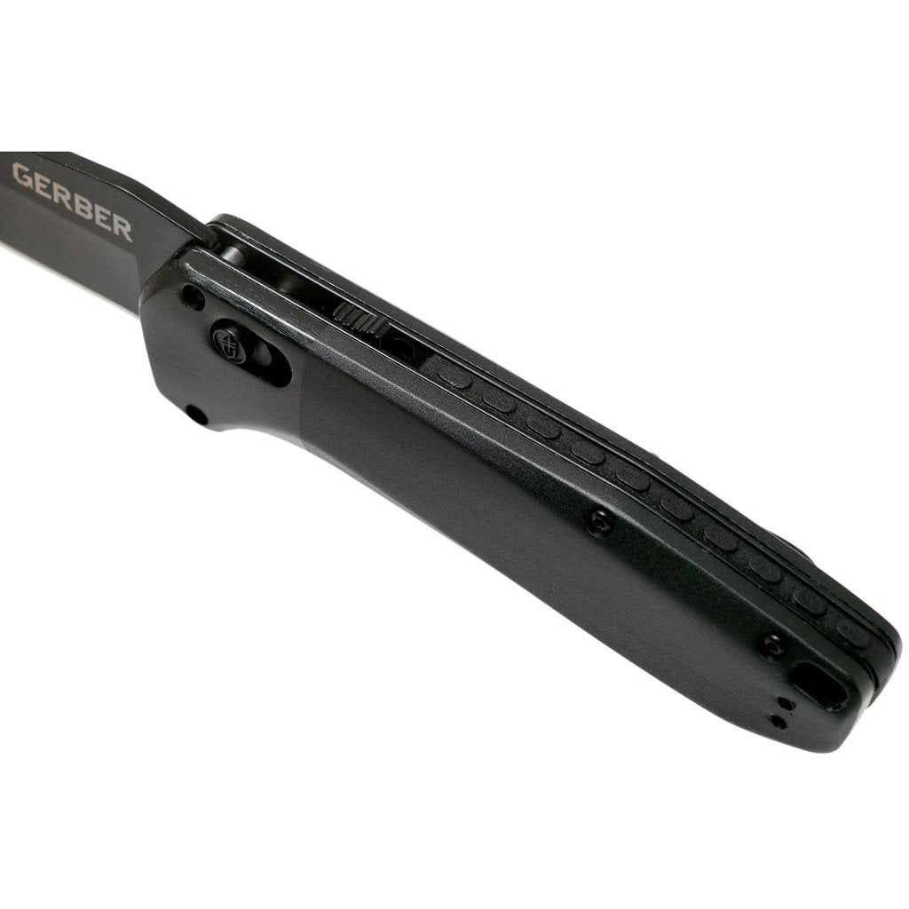 Cuchillo plegable HIGHBROW ONYX, hoja negra 7Cr17MoV con flipper y cierre Pivotlock