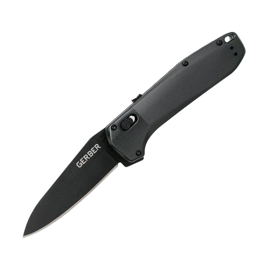 Cuchillo plegable HIGHBROW ONYX, hoja negra 7Cr17MoV con flipper y cierre Pivotlock