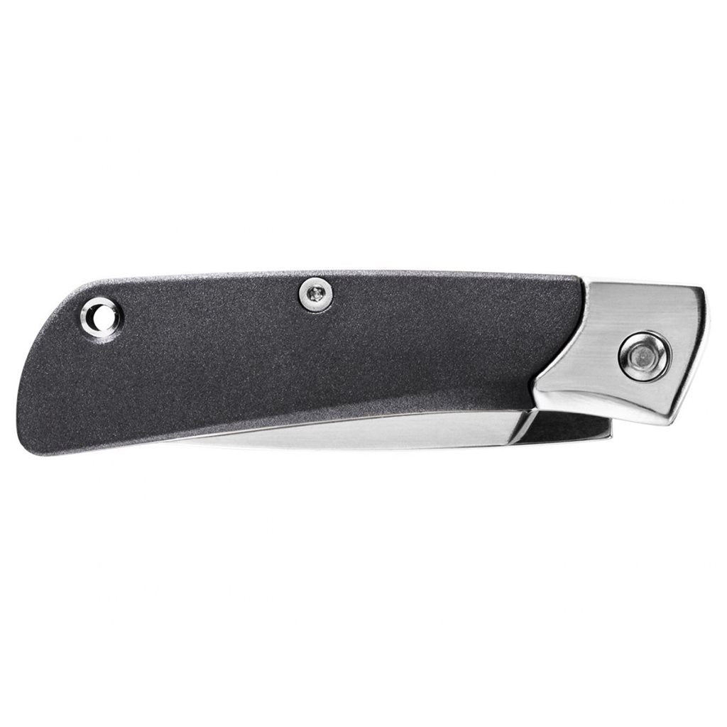 Navaja plegable WINGTIP gris con hoja de acero 7Cr17MoV y mango de aluminio anodizado