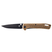 Navaja plegable ZILCH con hoja drop point negra en acero 7Cr17