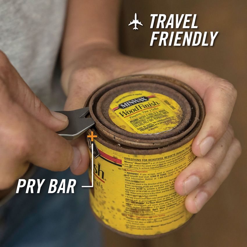 SHARD XL, herramienta multifunción de aluminio y acero inoxidable, compacta y ligera para bolsillo y mochila