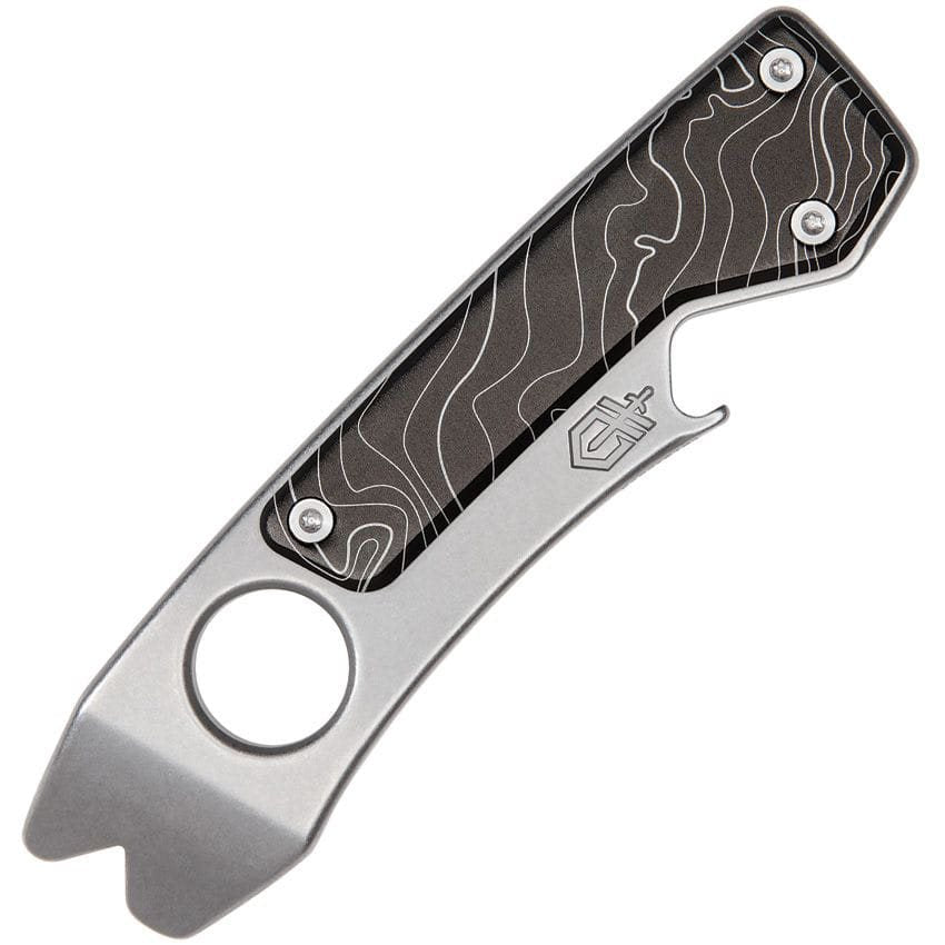 SHARD XL, herramienta multifunción de aluminio y acero inoxidable, compacta y ligera para bolsillo y mochila