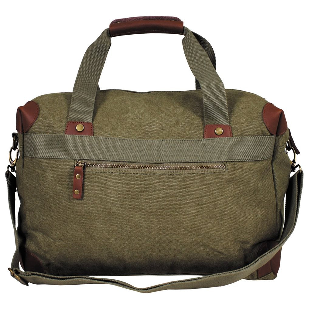 Bolsa de lona CANVAS PT verde - bandolera pequeña