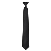 Corbata POLICE negra con cierre de clip, aprox. 50 cm