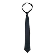 Corbata POLICE negra con cierre de velcro, 50 cm