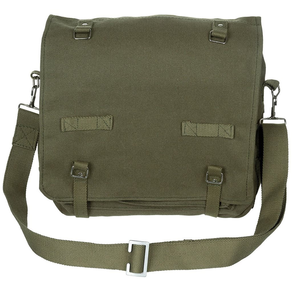 Bolsa bandolera BW negra, grande, aprox. 34 x 24 x 12 cm