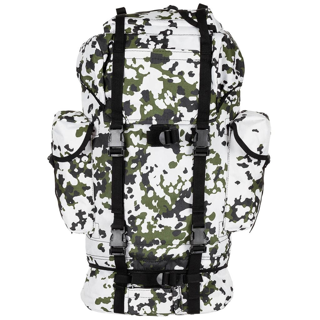 Mochila de combate BW 65l, réplica con dos compartimentos y bolsillos laterales
