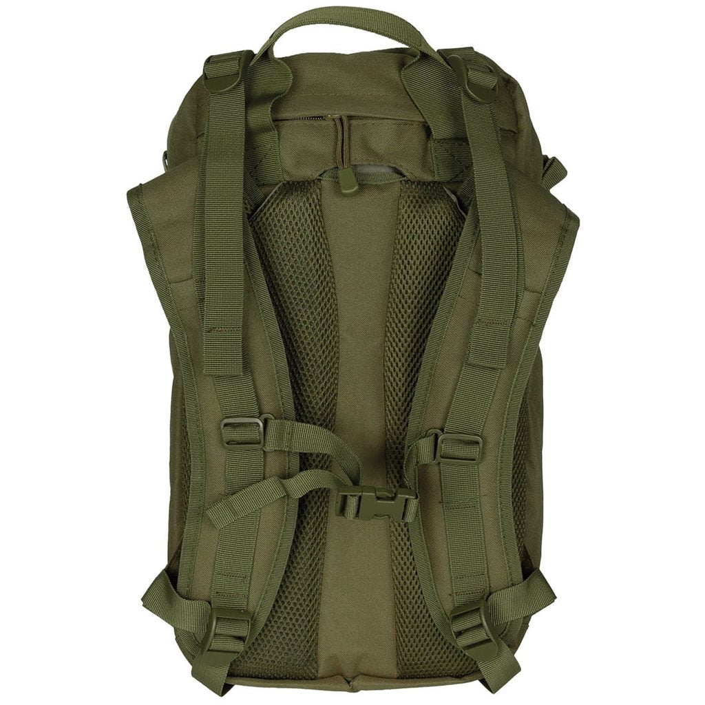 Mochila tipo Assault británica 17 L verde con sistema MOLLE/PALS