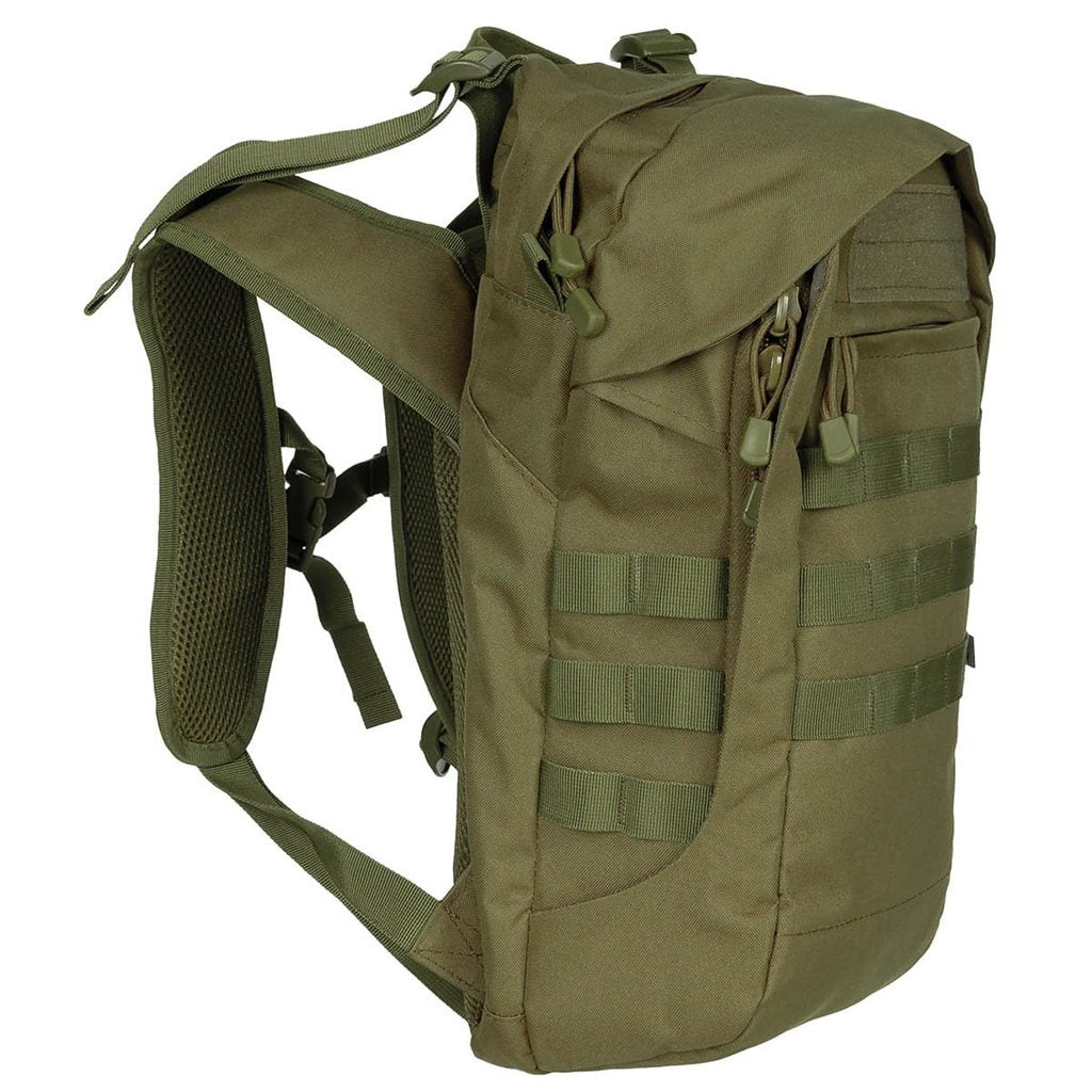 Mochila tipo Assault británica 17 L verde con sistema MOLLE/PALS