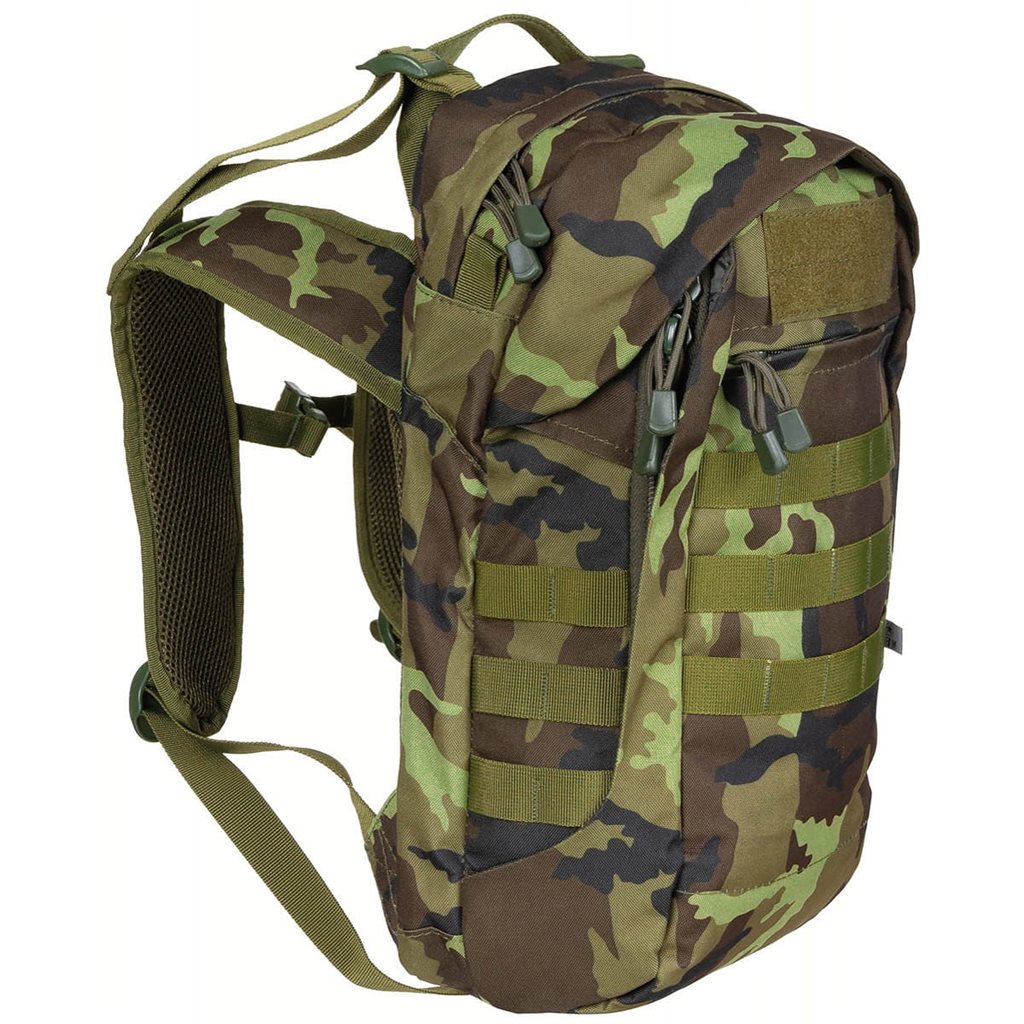 Mochila tipo Assault británica 17 L verde con sistema MOLLE/PALS
