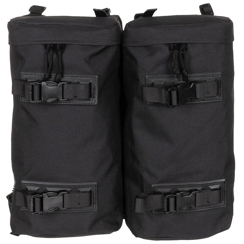Mochila BW MOUNTAIN 80L negra, mochila de trekking con VARIO-BACK