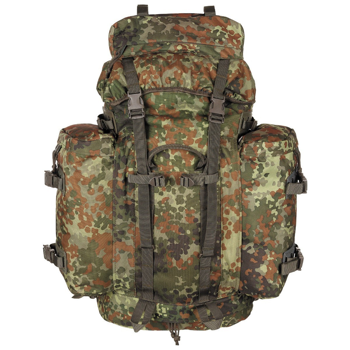 Mochila BW MOUNTAIN 80L negra, mochila de trekking con VARIO-BACK