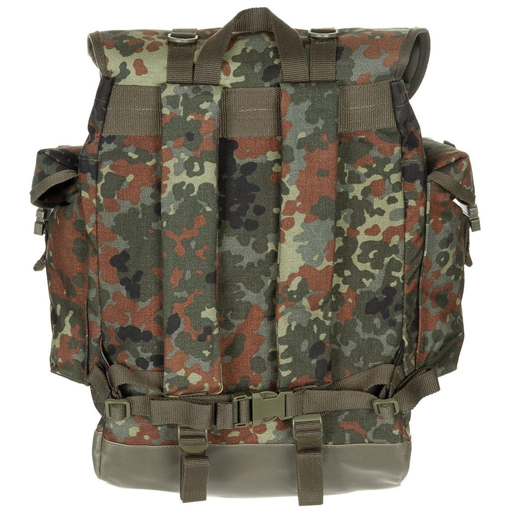 Mochila de montaña BW 30 L Cordura Flecktarn, diseño militar Bundeswehr