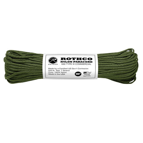 Cuerda Paracord de nylon 550LB ø 4 mm, 30 m