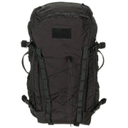 Mochila Mission 30L Cordura verde con apertura tipo concha y respaldo reforzado