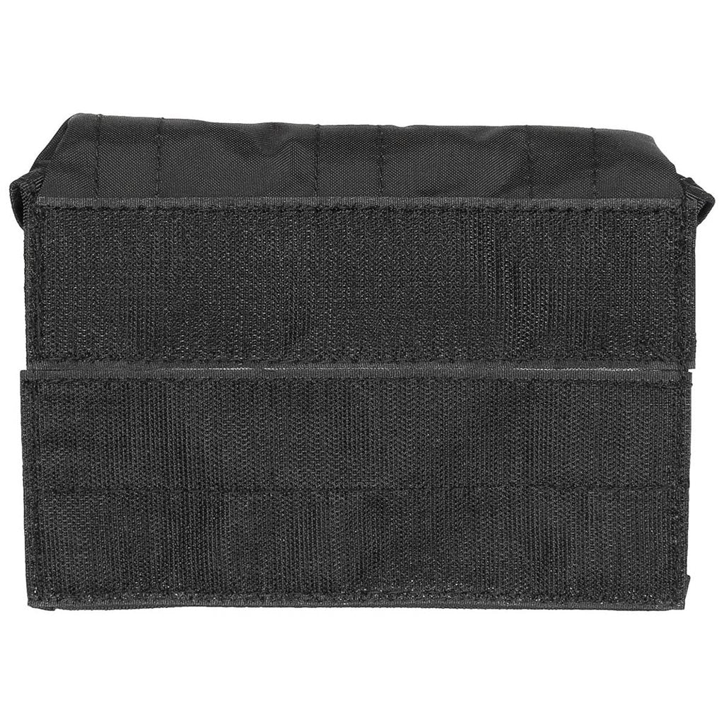 Funda para mochila Mission III Cordura negra, vista frontal