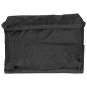 Funda para mochila Mission III Cordura negra, vista frontal