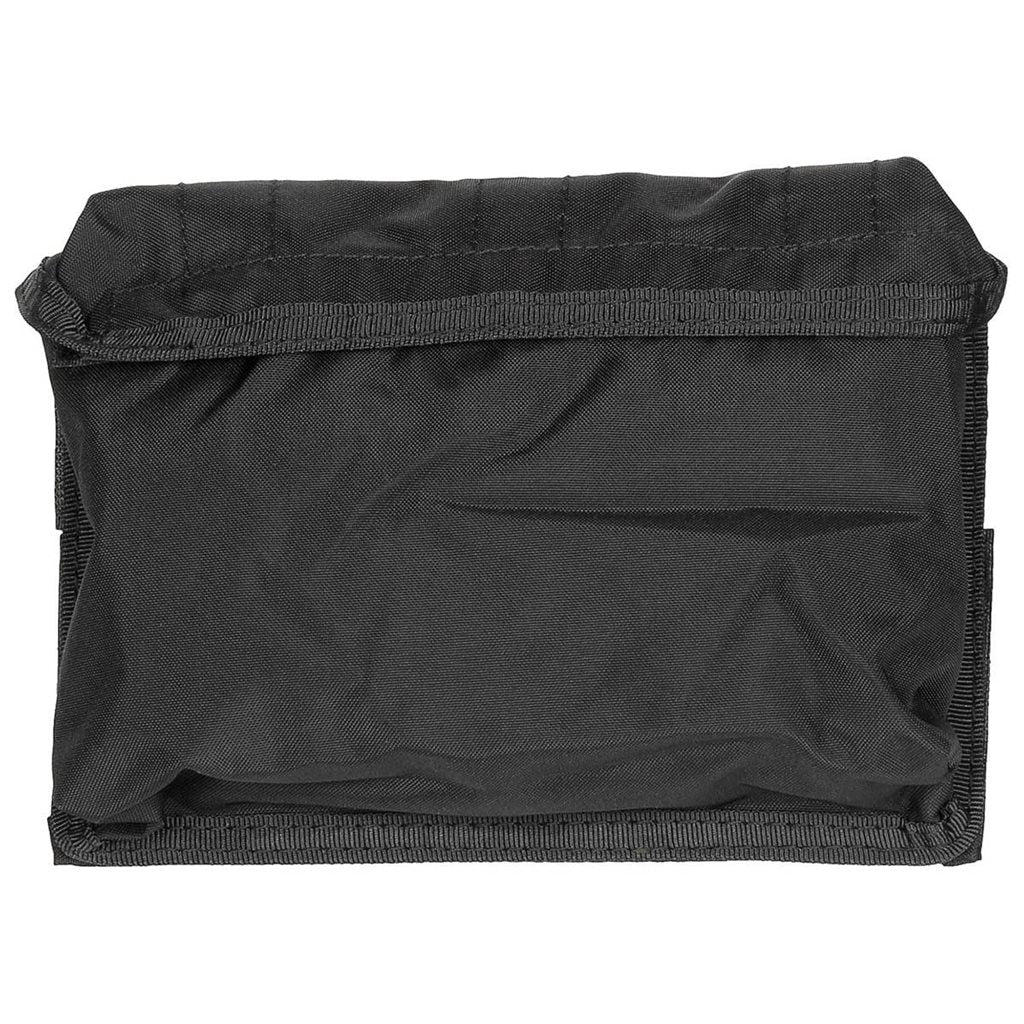 Funda para mochila Mission III Cordura negra, vista frontal