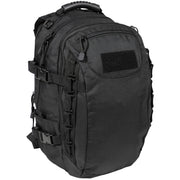 Mochila AKTION negra mediana con dos compartimentos y organizador
