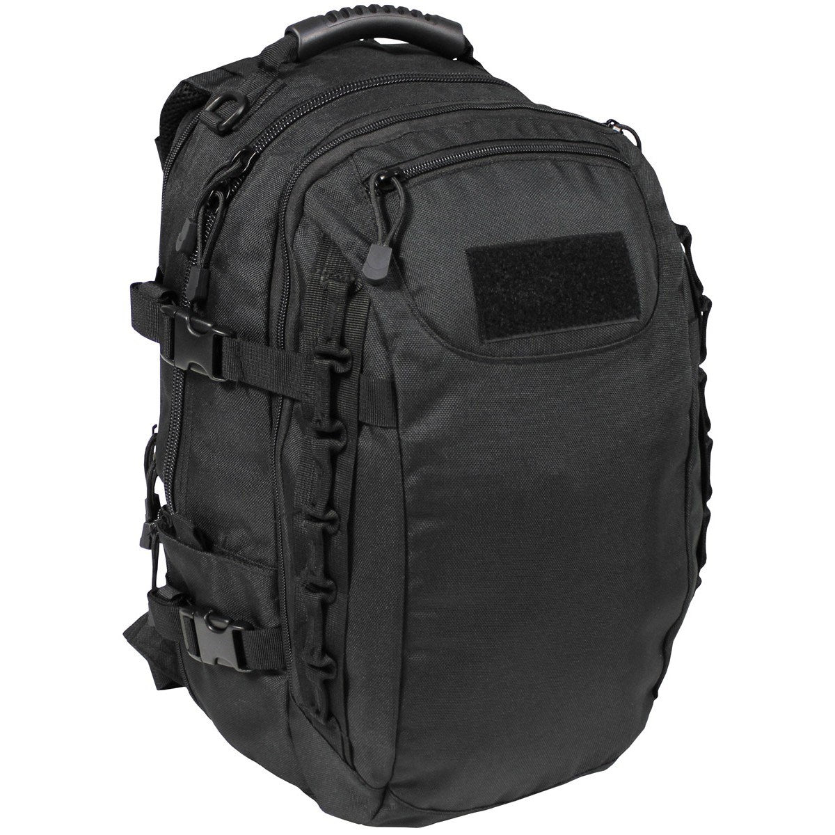Mochila AKTION negra mediana con dos compartimentos y organizador