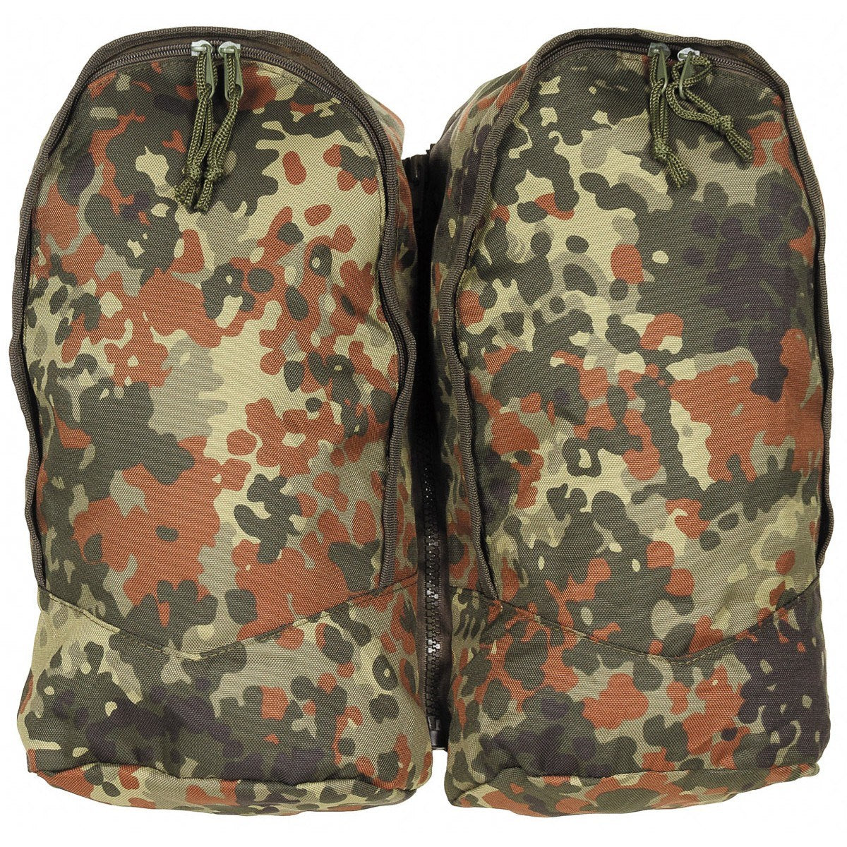 Mochila ALPIN 110L verde con bolsillos laterales desmontables y cinturón lumbar
