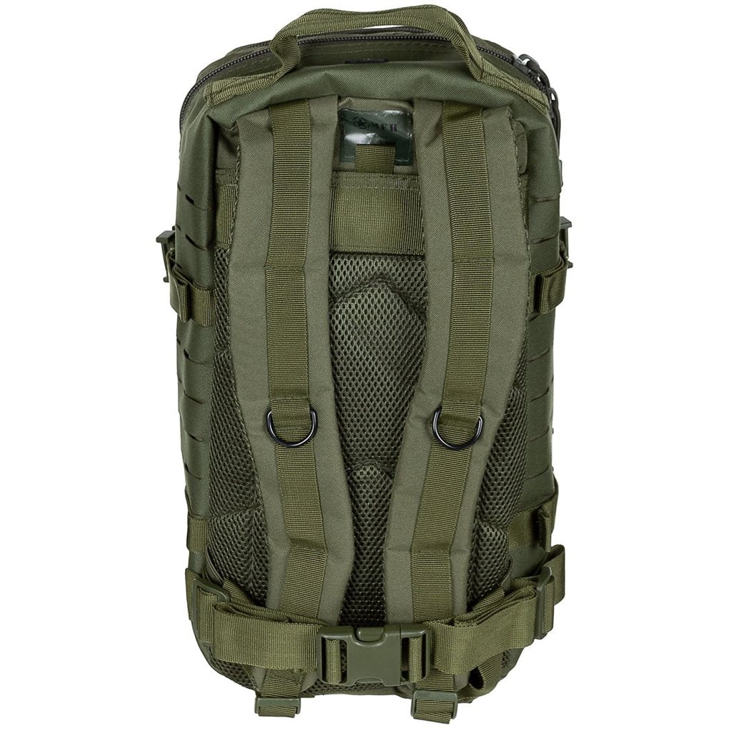 Mochila táctica ASSAULT I LASER vz.95 Les con corte láser para sistema MOLLE, vista frontal