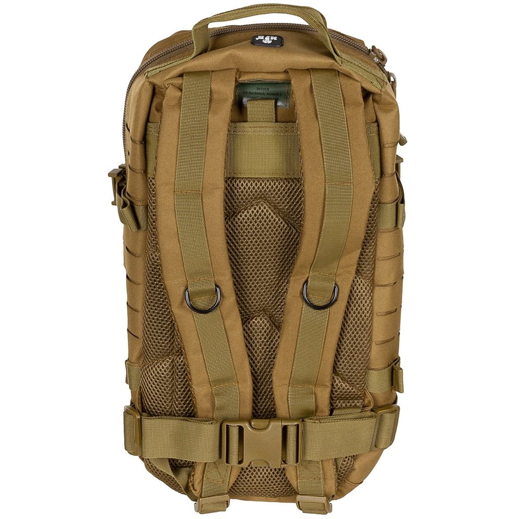Mochila táctica ASSAULT I LASER vz.95 Les con corte láser para sistema MOLLE, vista frontal
