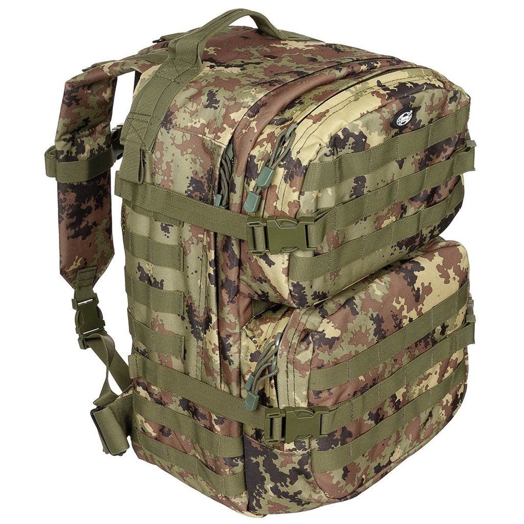 Mochila táctica ASSAULT II negra 40 l (30 x 48 x 27 cm)