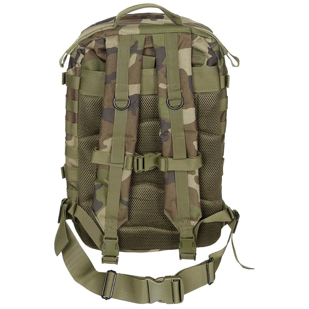 Mochila táctica ASSAULT II negra 40 l (30 x 48 x 27 cm)