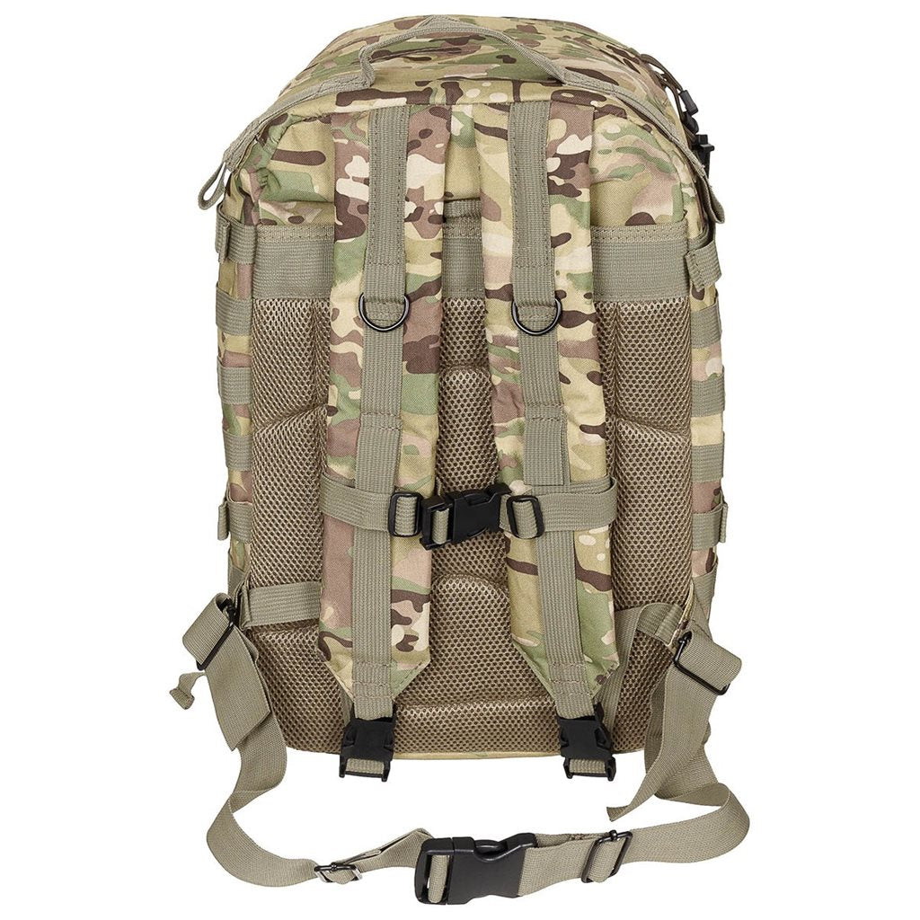 Mochila táctica ASSAULT II negra 40 l (30 x 48 x 27 cm)