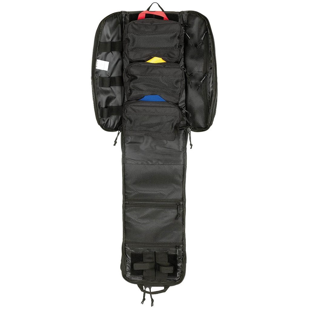 Mochila Medic Pack 30 negra con apertura total, aprox. 30 litros, para material sanitario