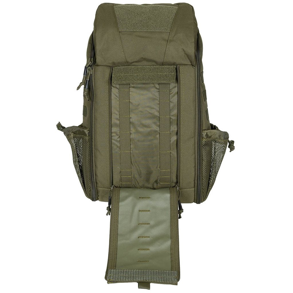 Mochila Medic Pack 30 negra con apertura total, aprox. 30 litros, para material sanitario