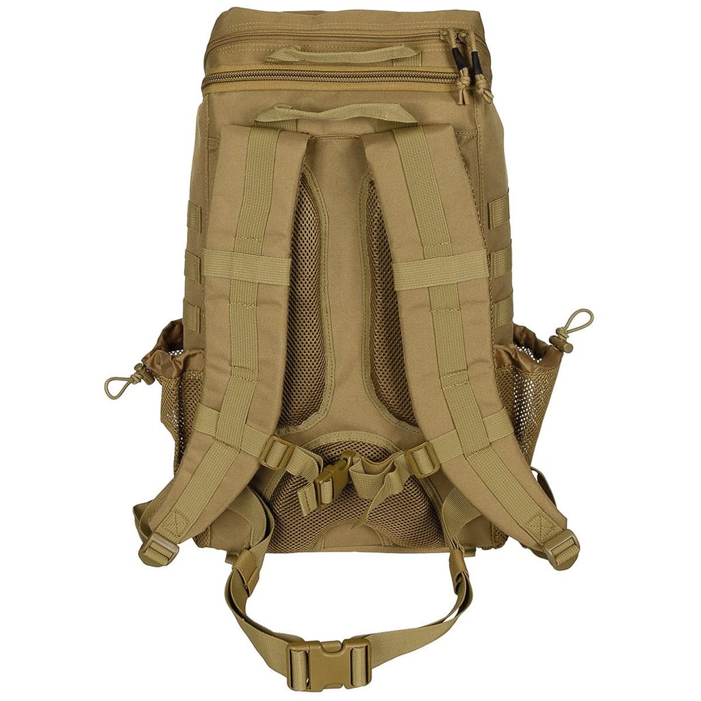 Mochila Medic Pack 30 negra con apertura total, aprox. 30 litros, para material sanitario
