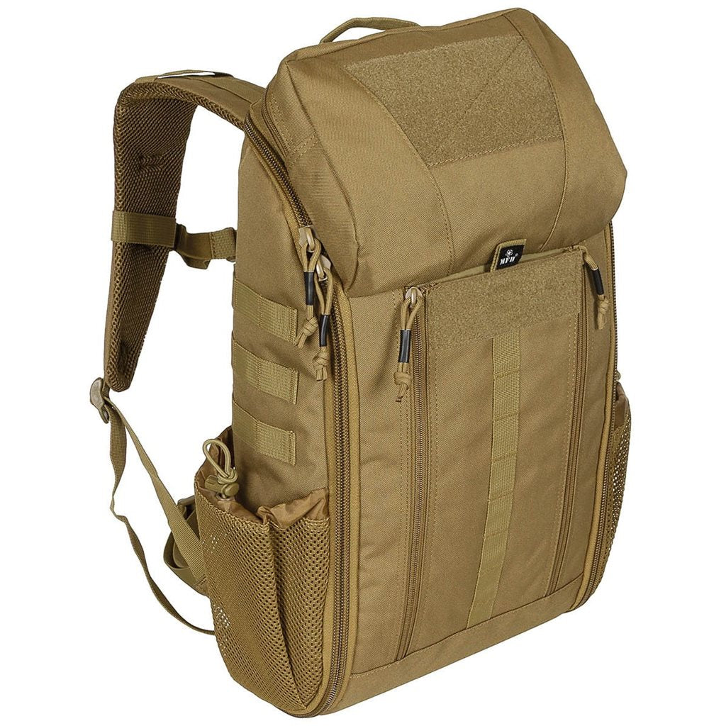 Mochila Medic Pack 30 negra con apertura total, aprox. 30 litros, para material sanitario