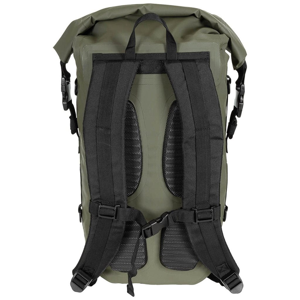 Mochila DRY PAK 30 verde impermeable vista frontal