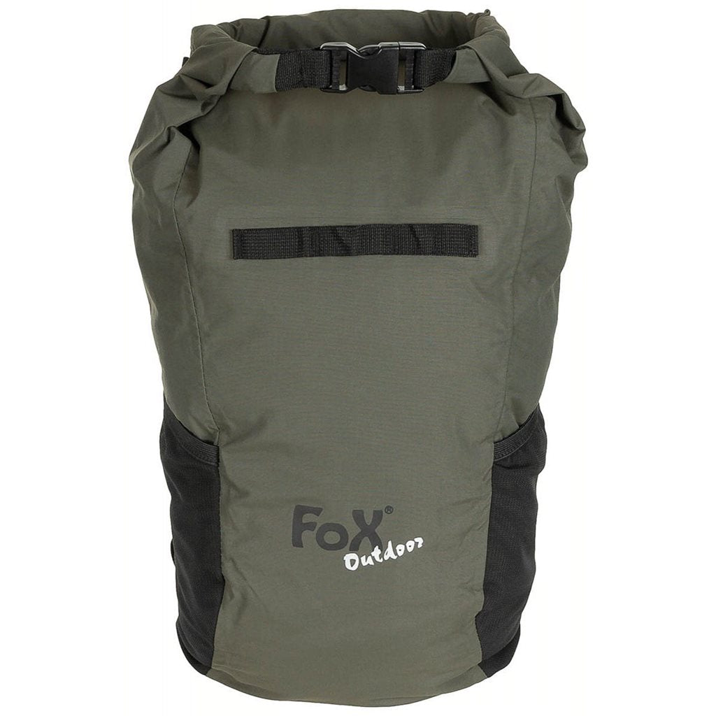 Mochila DRY PAK 18 verde impermeable (IPX4) con sistema de espalda cómodo