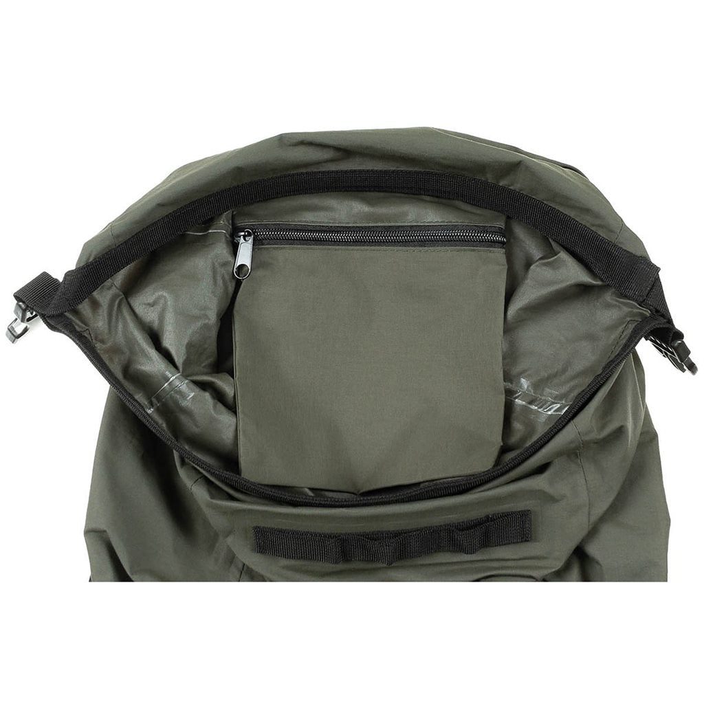 Mochila DRY PAK 18 verde impermeable (IPX4) con sistema de espalda cómodo