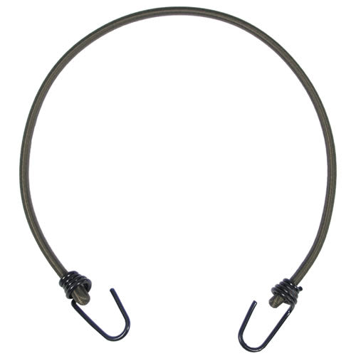 Gumicuk elástico verde 90 cm con ganchos metálicos