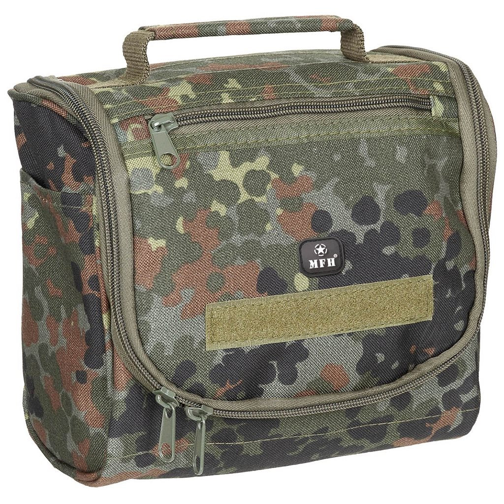 Neceser FLECKTARN de Cordura con bolsillos y espejo irrompible