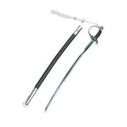 Sable US Marine Corps, hoja acero inoxidable 74" (74 cm) con vaina forrada en cuero