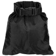 Bolsa impermeable pequeña 1 L rip-stop negra