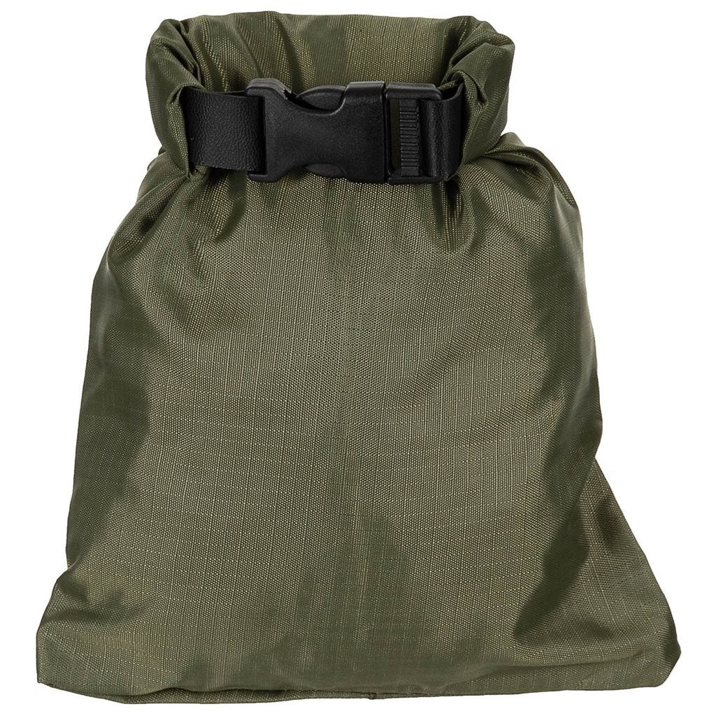 Bolsa impermeable pequeña 1 L rip-stop negra