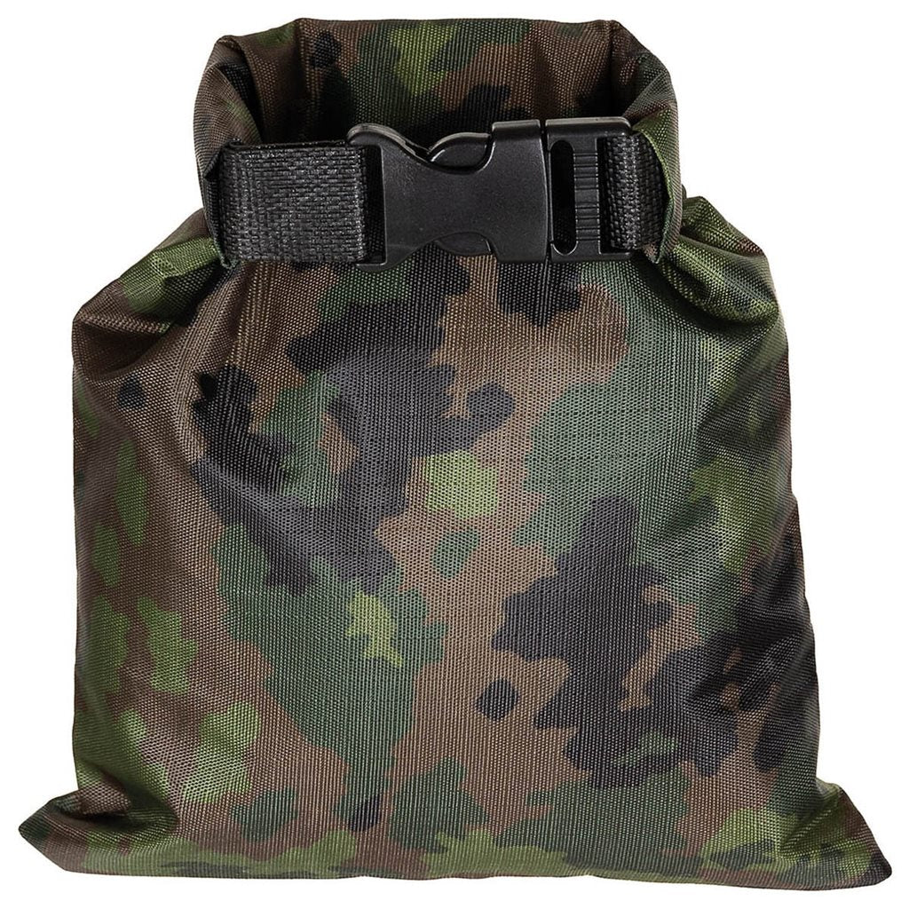 Bolsa impermeable pequeña 1 L rip-stop negra