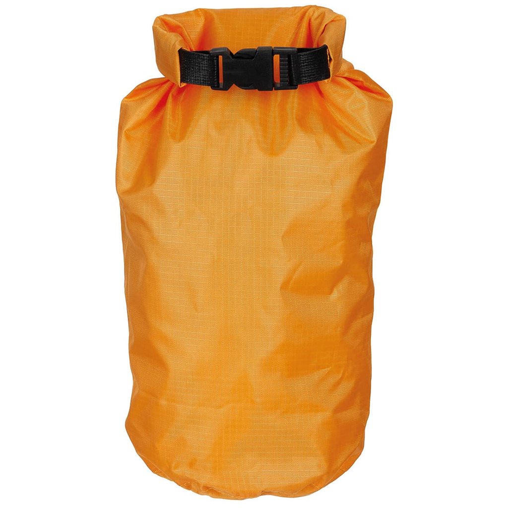 Bolsa impermeable ripstop 4 L negra, ligera y resistente