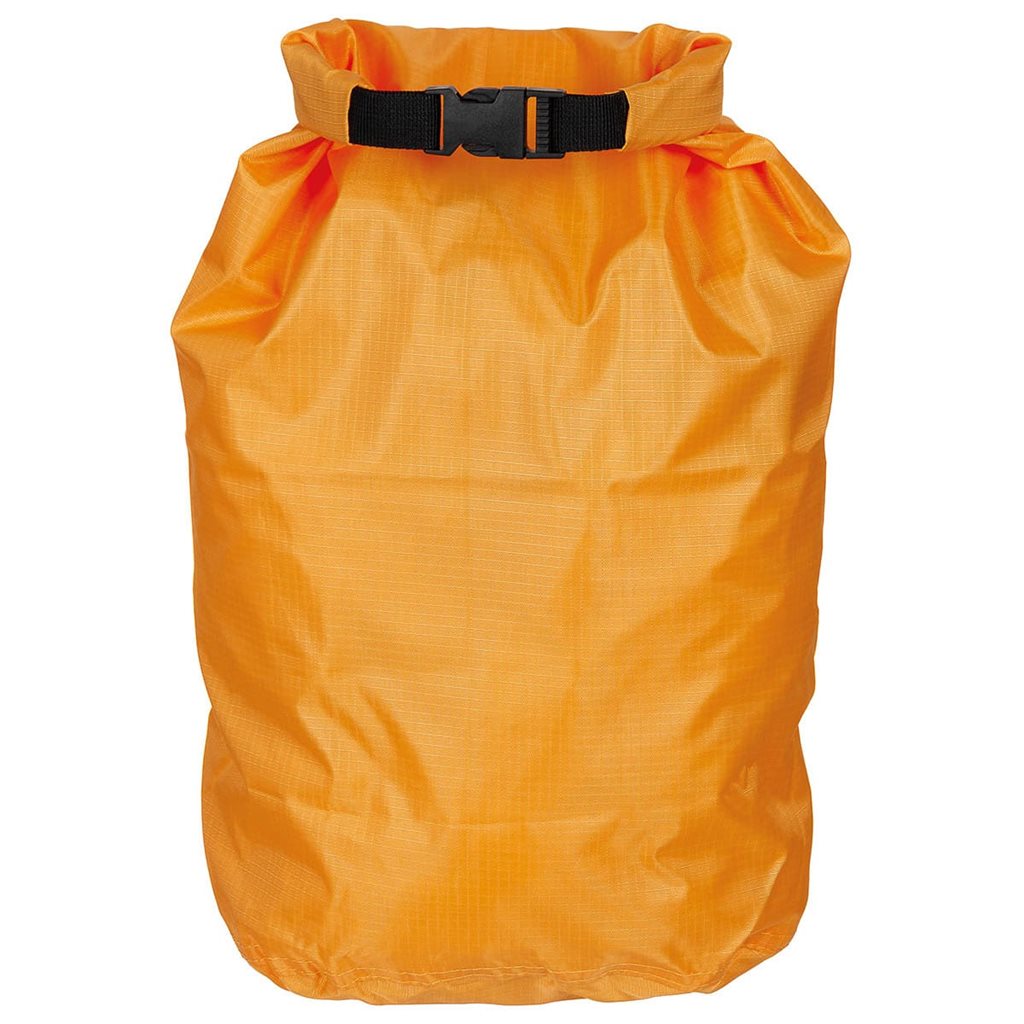 Bolsa impermeable pequeña ripstop 10 L negra