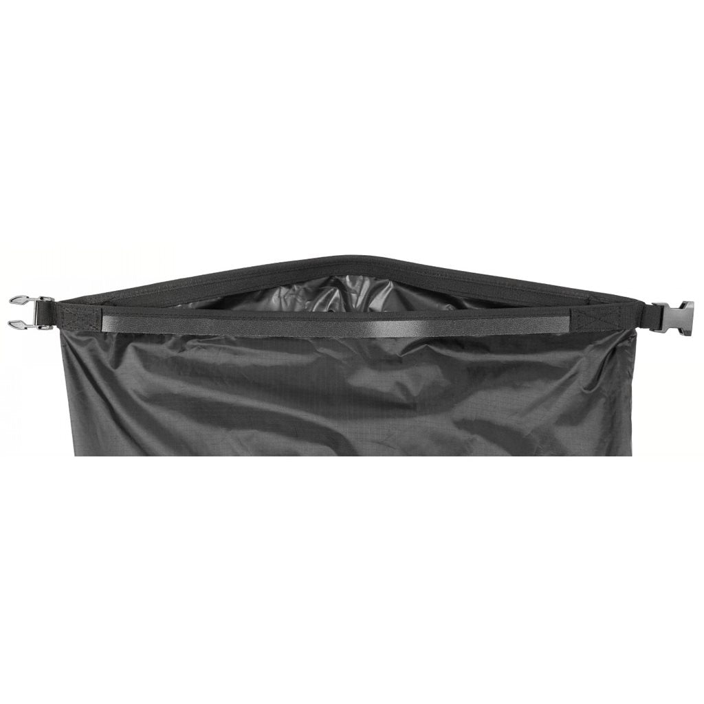 Bolsa impermeable grande 87 x 60 cm, poliéster negro con cierre de seguridad